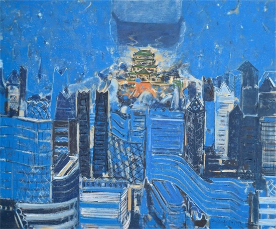 中国VR看江西 韦宇朋  油画  100cm×120cm  